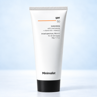 Minimalist SPF 50 Sunscreen – Broad Spectrum PA++++ – 50 g