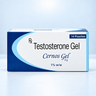 Cernos Gel 1% – Testosterone 1% w/w Gel – 5 g × 14 Pouches